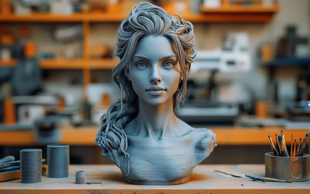 Sådan forbereder du bedst 3D model af en buste til 3D printning